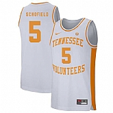 Tennessee Volunteers 5 Admiral Schofield White College Basketball Jersey Dzhi,baseball caps,new era cap wholesale,wholesale hats